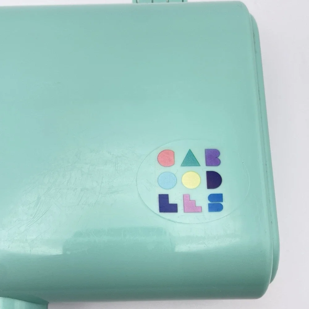 Caboodles‎ Take It Touch Up Cosmetic Makeup Organizer Sage Green 2 Tier W/Mirror